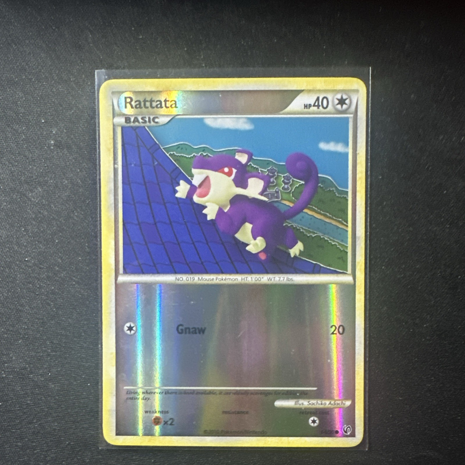 Rattata 64/90 Undaunted Reverse Holo LP