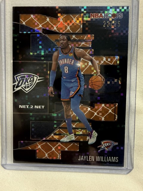 Topps NBA Hoops 2025-26 Jaylen Williams OKC Thunder Net 2 Net - Numbered 22/25