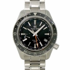 GRAND SEIKO Spring Drive SBGE201 Datum GMT schwarzes Zifferblatt Herrenuhr 90...