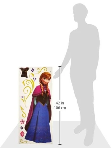 Calcomanías de pared RMK2737GM Frozen's Anna con capa pelar gigante y pegar Foto 3 de 3