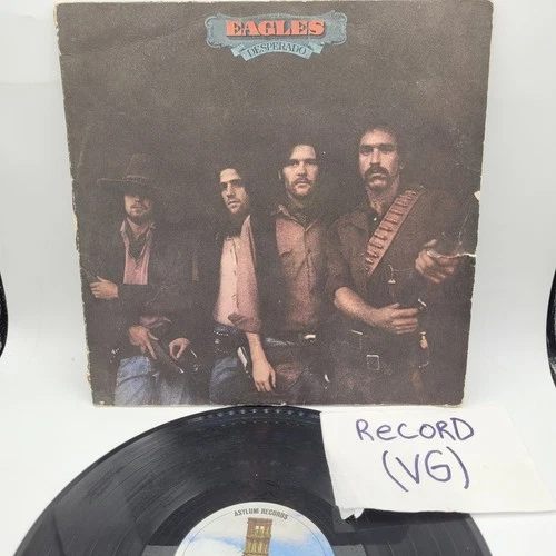 Eagles Desperado Lp Vinyl 1973 US 1st Press Strong Textured Sleeve VG