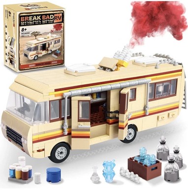 Breaking Bad RV Camper Building Block Set Heisenberg MOC Toy Kit 986 Pcs Custom