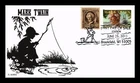 US COVER MARK TWAIN LITERARY ARTS FIRST DAY ISSUE COMBO CL CACHETS