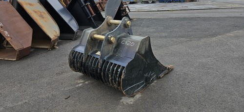 1200mm Riddle Bucket w/ 65mm Pins - Used - Price £1775.00 + VAT @ 20% - C520 - Picture 7 of 8