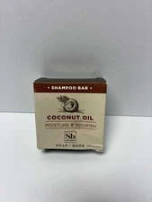 Soapbox Shampoo Bar Coconut Oil Moisture & Nourish 3.1 oz LOT OF 1
