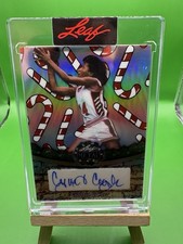 2025 Leaf Metal Holiday Cynthia Cooper Auto Candy Cane 07/15