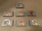 Nintendo 64 N64 7 game bundle Lot FAST SHIPPING, Zelda, GoldenEye 007, Star Fox.