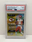 2018 Panini Contenders Optic Patrick Mahomes Gold Class Acts /10 PSA 9 SSP Rare