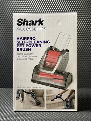 NEW Shark Vacuum Powerfins HairPro Self-Cleaning Pet Power Brush attachment