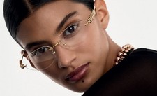Cartier CT0565O 001 57mm Gold Cat Eye Randlos...