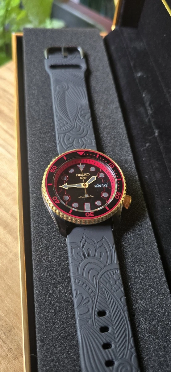Seiko 5 Automatik.Special Edition Street Fighter Ken.Nur 9999 stuck Weltweit.