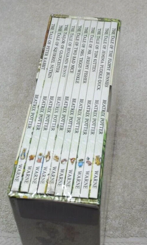The Peter Rabbit Library, Beatrix Potter, 10 Books, Slipcase, Factory Sealed Foto 2 de 4