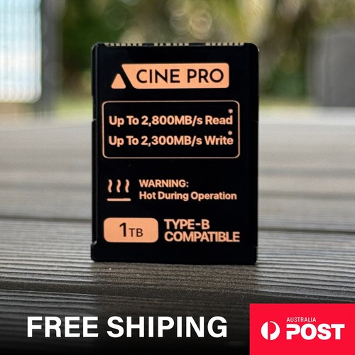 1TB CFexpress Cine Pro Copper Card - Ultra Fast 8K RAW recording