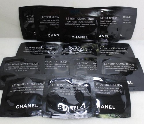 15 x CHANEL LE TEINT ULTRA TENUE ULTRAWEAR FLAWLESS FOUNDATION 42 BEIGE ROSE