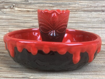 #ad Hot Lava Scorpion Bowl Tiki Mug Ceramic Cup 7.75quot; Wide 4.75quot; Tall 36 Oz New $48.99