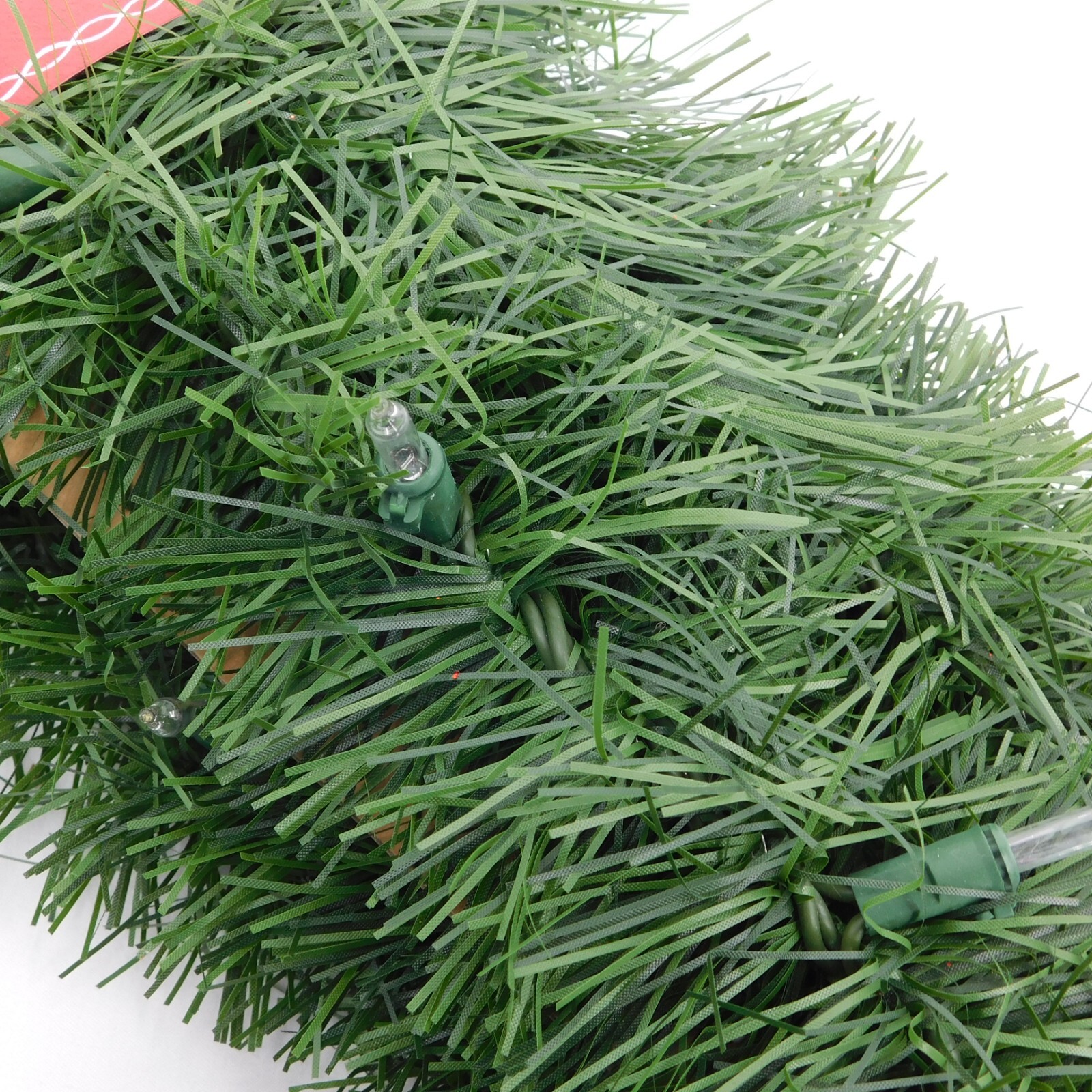 Ashland Pre-Lit Evergreen Christmas Garland Indoor 12 Feet 50 Lights 120 Volts