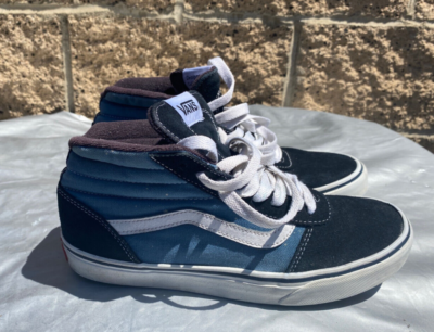 navy vans sk8-hi classic mens sneaker