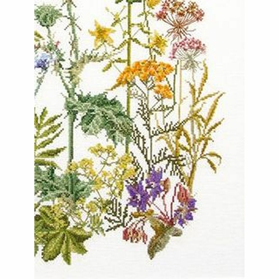 Kit a punto croce Fiori Dei Campi 424 thea gouverneur Lino eBay