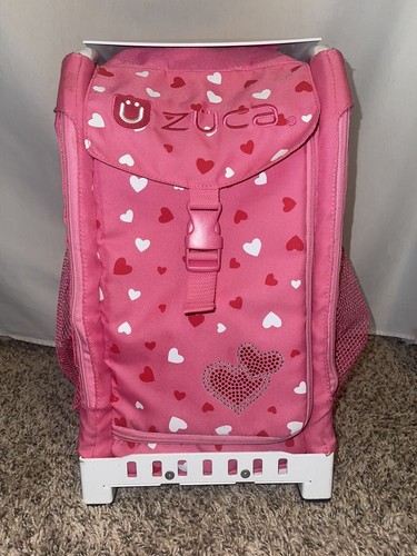 Zuca Ice Skating Frame And Insert Bag Light Up Wheels Hearts And Sparkles
