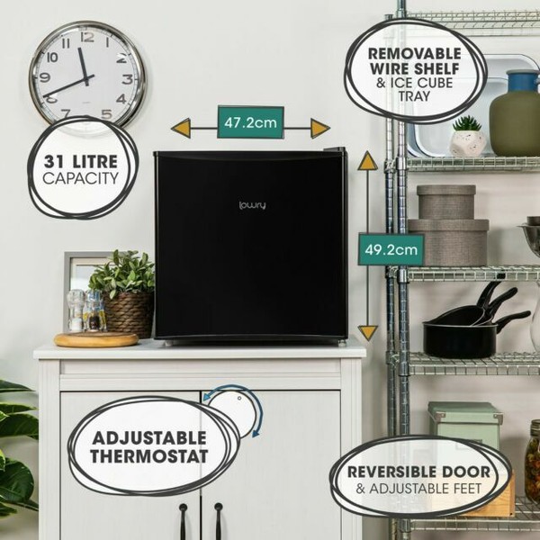 Lowry LTTFZ1B Table Top/Mini Freezer Black for sale online eBay