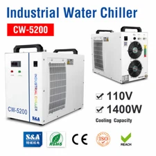 US Stock CW-5200DH Industrial Water Chiller for Welding Equipment 110V