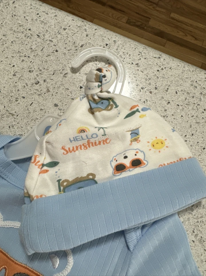 Conjunto de 3 Pantalones Cortos Duck Duck Goose Bebé Niños Conjunto 6-9 Meses Nuevo con Etiquetas Foto 2 de 4