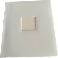 Professional 8x10 Ivory Silver edged Album - 20 photos (Engraving Available)