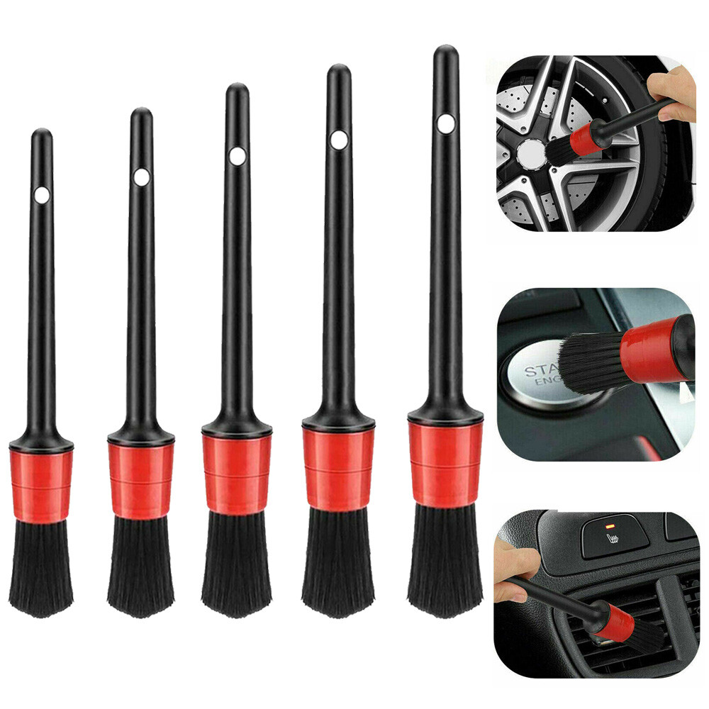 Car Detailing Brush Wheel Rims Tire Seat Engine Cleaning Tool Kit Auto