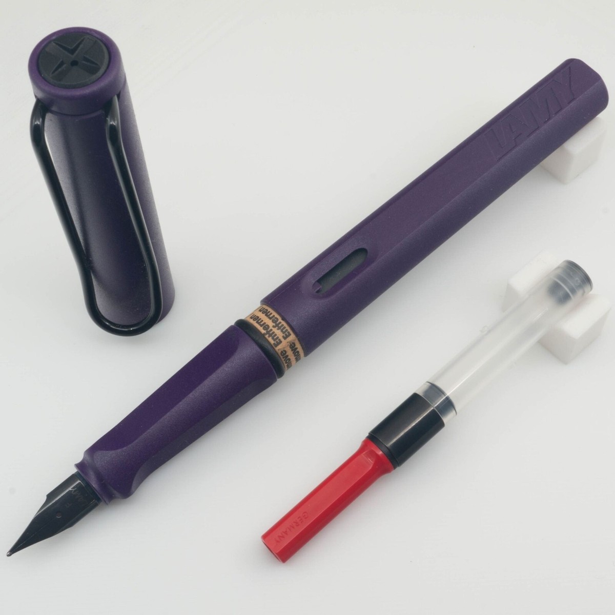 LAMY Safari Lilac 万年筆　2016年限定色　字幅F パープル② LAMY Safari Dark Lilac 2016 Special Edition Fountain Pen | eBay