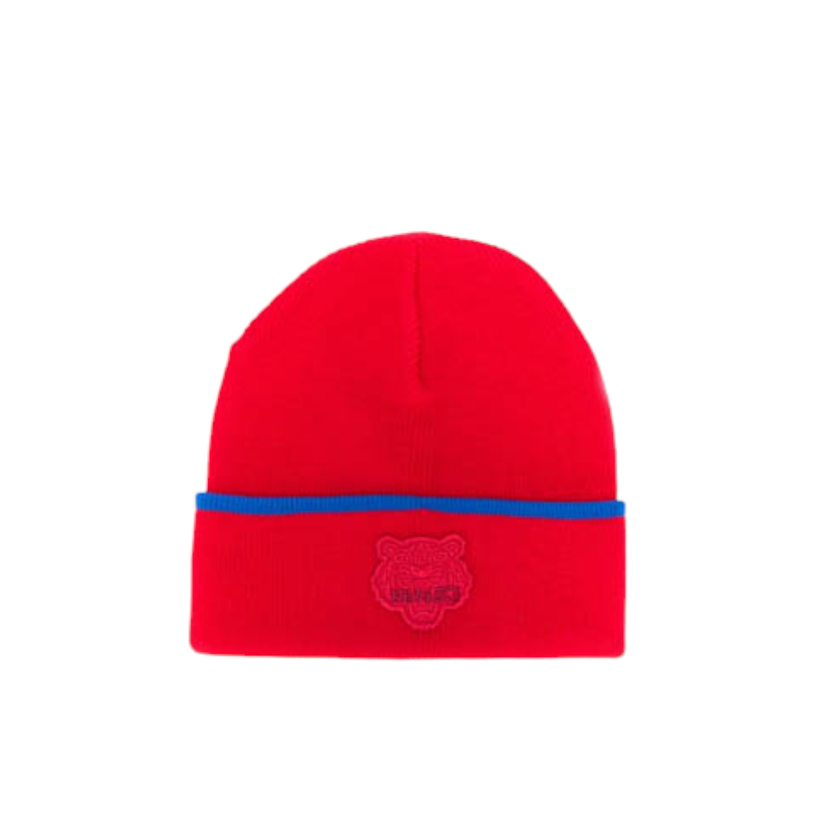 Тигровая шапочка в рубчик от Kenzo F968BU105KFA, красная - АБСОЛЮТНО НОВАЯ, С БИРКОЙ