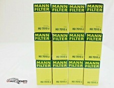 JUEGO DE 12 filtros de aceite de motor Mann - HU 7010 Z (12)