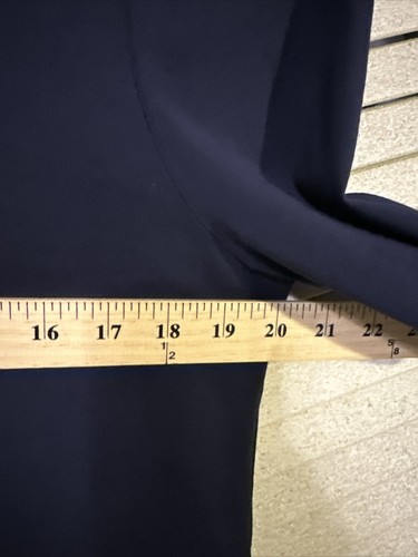 NWOT En Suey Gray Blue Beaded Wide Neckline Jeweled Top Size 42 - Foto 9 di 10