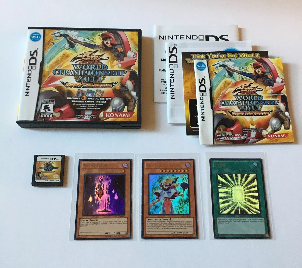 Yu-Gi-Oh 5D's World Championship 2011 Over the Nexus (DS) CIB w/ Promo  Cards 83717241829