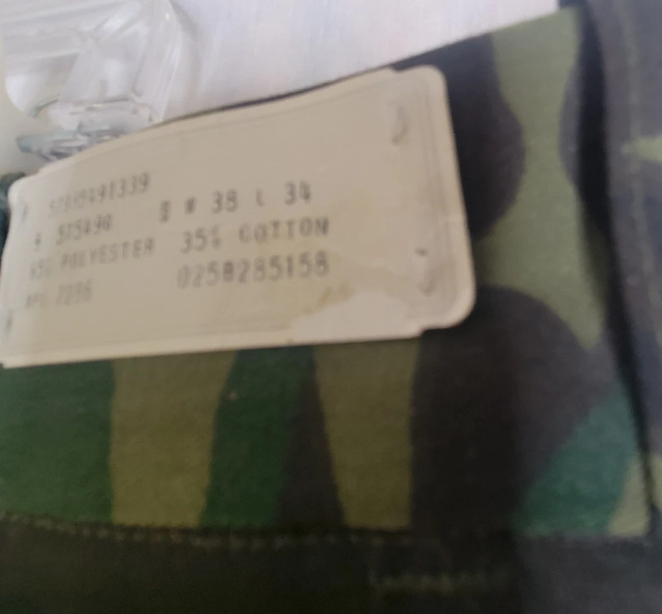 New Bass Pro Shops Camo Pants Woodland Zepel- Cordura Nylon for Brush Size 38X34 - Image 2 of 4