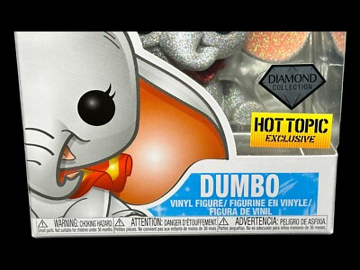 Funko Pop! Disney Dumbo Diamond Collection 50 Hot Topic Exclusive