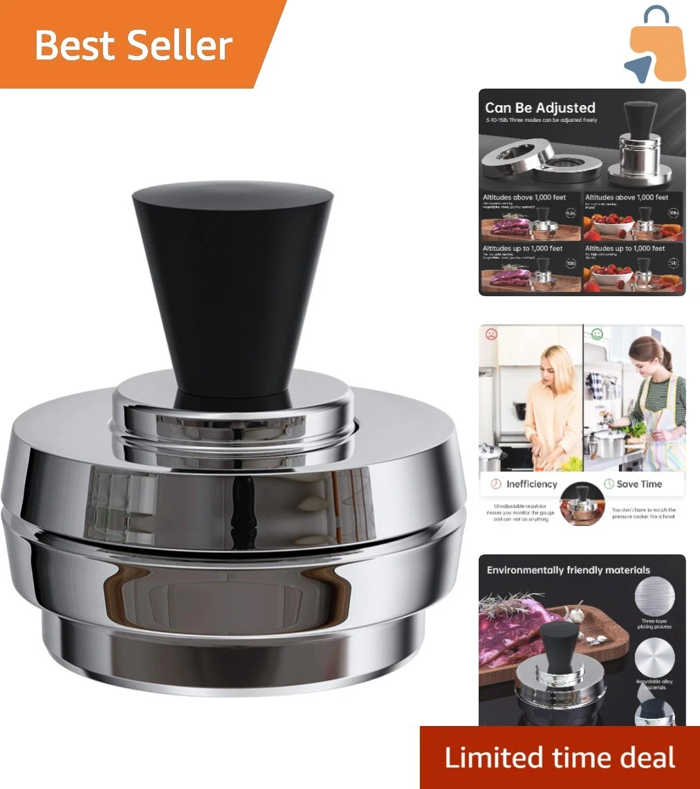 Adjustable 3-Piece Pressure Regulator Set for 6 Quart Presto Pressure Cookers