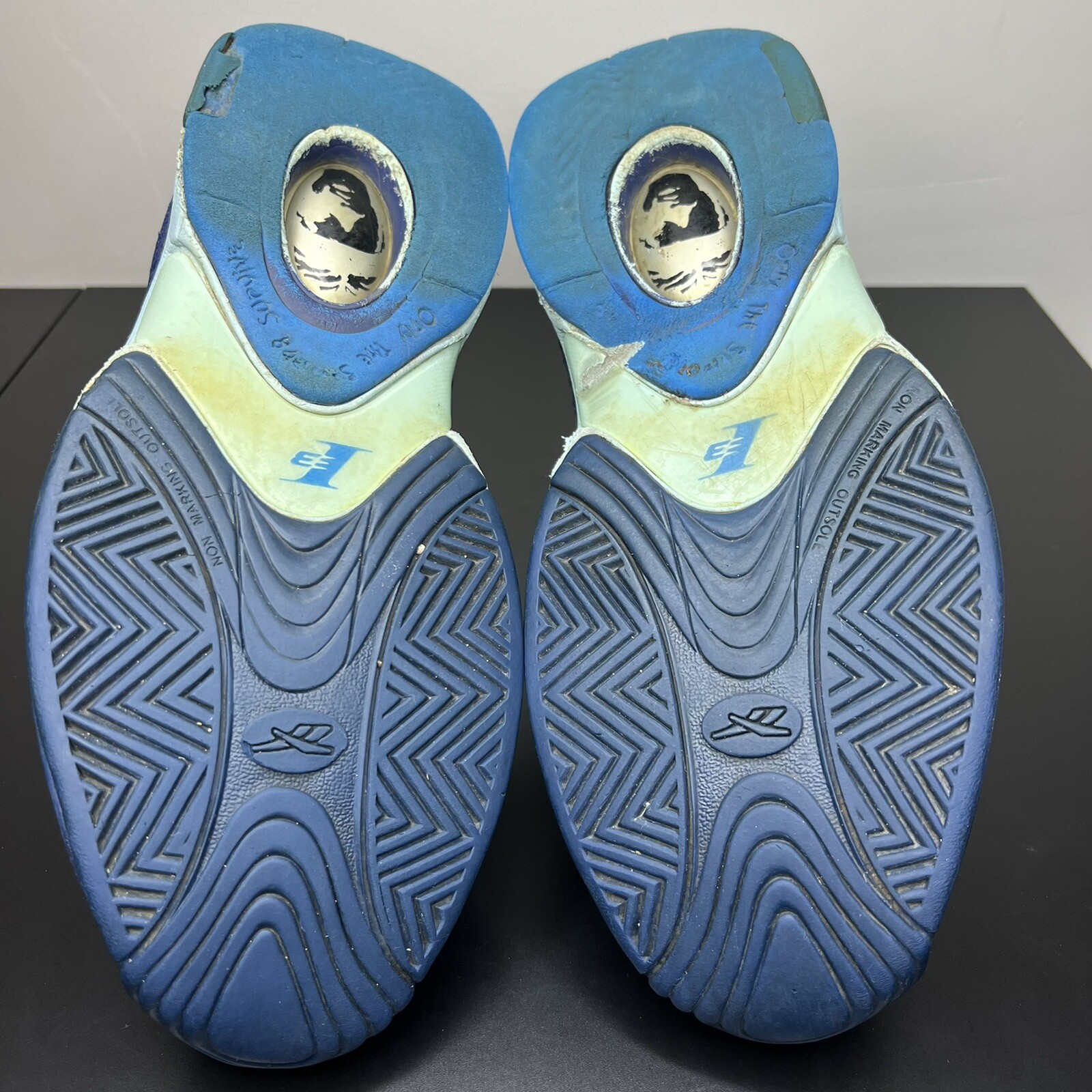 Size 11.5 - Reebok Answer 4 Blue 2013