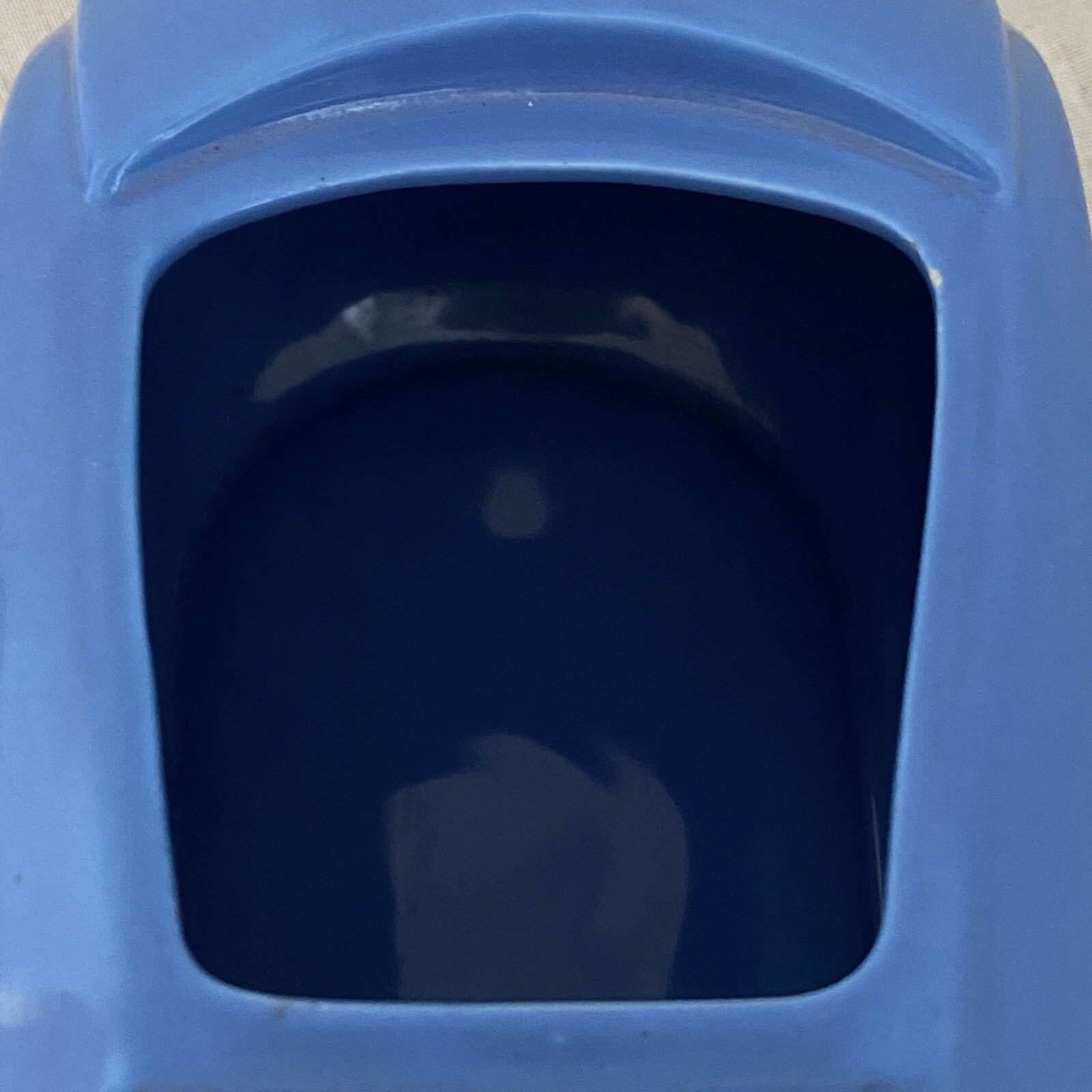 vintage Hall China Co USA Pitcher Westinghouse Streamline water jug blue 40s MCM