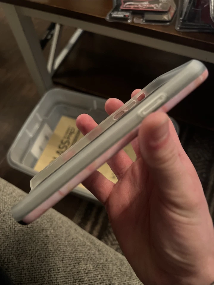 Funda LED LuMee Duo Selfie para iPhone X - Mármol Rosa Foto 3 de 3