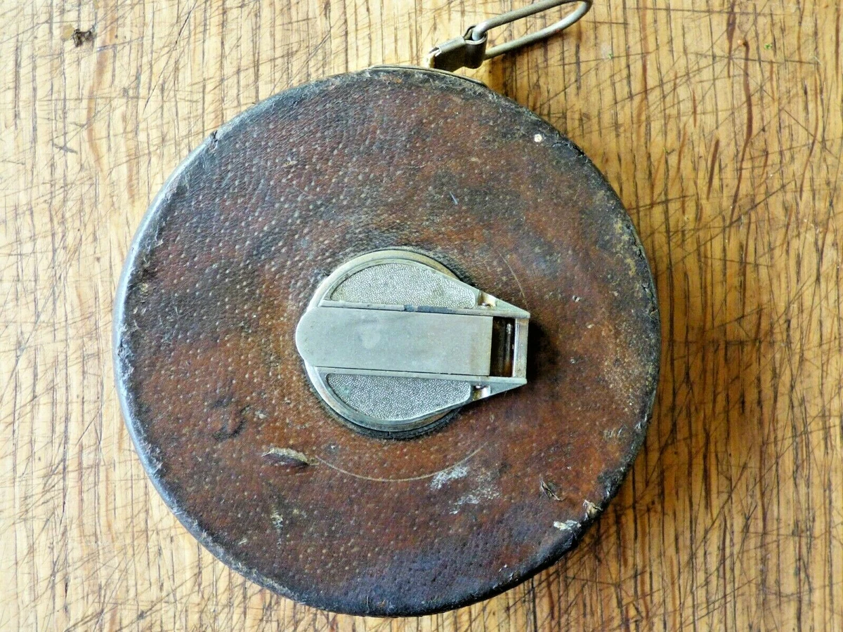2 décamètres anciens en cuir mètre ruban 10m
