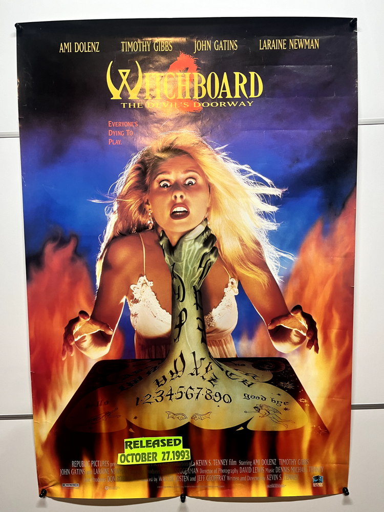 Poster: Witchboard 2: The Devil’s Doorway 27X40 original horror video store VHS