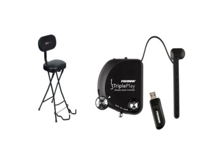 Fishman TriplePlay Wireless PRO-TRP-302 + Gator Guitar Seat/Stand Combo