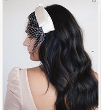 Kristin Ess The Veil Headband - Ivory. NIB. Vintage Inspired.