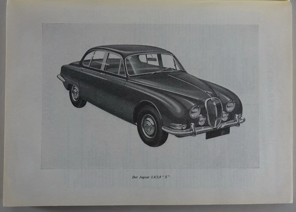 Manual De Instrucciones Jaguar S-Type 3,4 Y 3,8 Litros Año 1963 - 1968 - Imagen 3 de 4