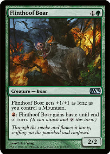Flinthoof Boar x4 MTG Magic 2013 The Gathering Cards DJMagic