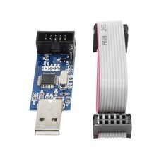 USBASP USBISP AVR Programmer Adapter ATMEGA8 10-Pin USB Cable ATMEGA128-