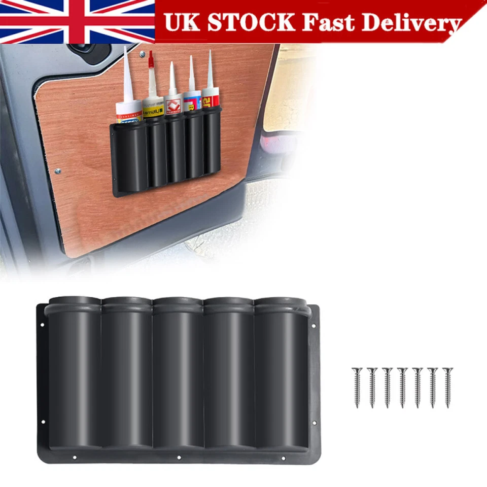 Holder Storage Wall Mounted For Silicone Sealant Mastic Caulk Adhesive Tubes Van