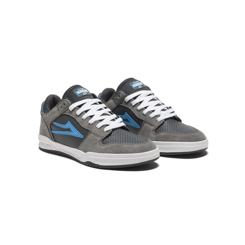 Lakai - Telford niedrige Skateboardschuhe - grau/cyan - Bild 2 von 7