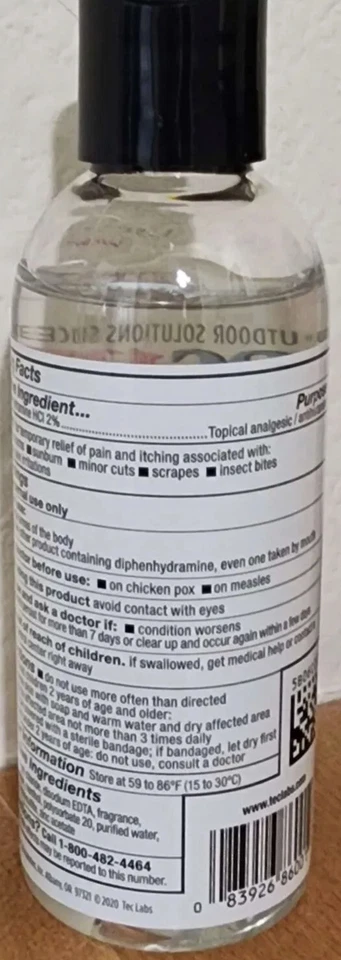 Gel antipicazón Tecnu Calagel máxima fuerza analgésico tópico 6 oz Foto 2 de 2