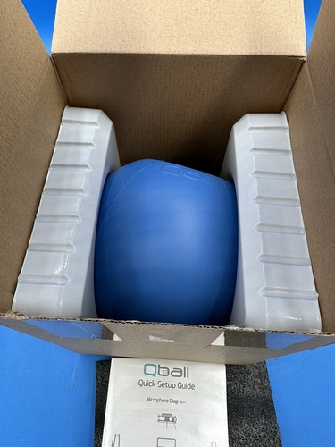 QBall Throwable Smart Wireless Microphone System Blue Foam Q Ball PEEQ Brand NEW - Picture 5 of 5